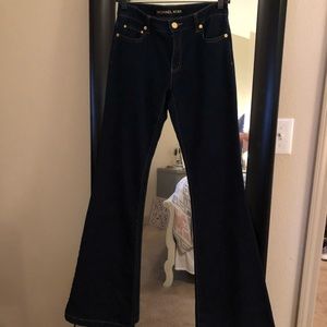 Michael Kors women’s size 2 dark wash flare jeans.